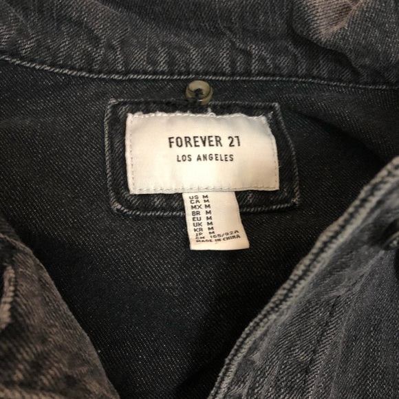 Black jean jacket - Picture 4 of 4